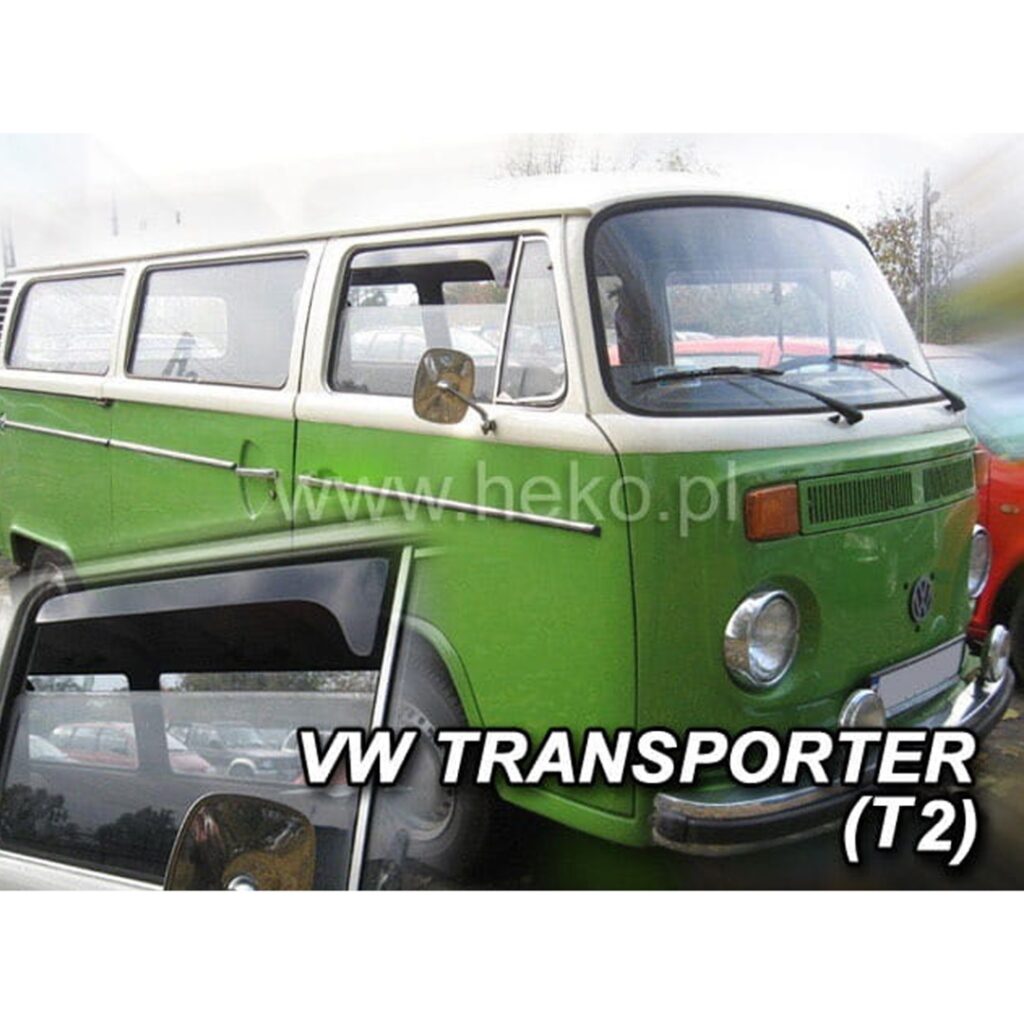 Εικόνα 1 από 5 — ΑΝΕΜΟΘΡΑΥΣΤΕΣ ΓΙΑ VW TRANSPORTER T2 2D 1969-1979 (SHORT) ΖΕΥΓΑΡΙ ΑΠΟ ΕΥΚΑΜΠΤΟ ΦΙΜΕ ΠΛΑΣΤΙΚΟ HEKO – 2 ΤΕΜ.
