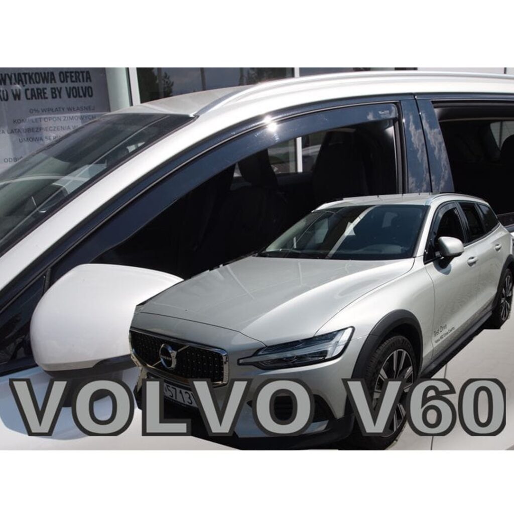 Εικόνα 1 από 5 — ΑΝΕΜΟΘΡΑΥΣΤΕΣ ΓΙΑ VOLVO S60 / V60 4D/5D 2018+ ΖΕΥΓΑΡΙ ΑΠΟ ΕΥΚΑΜΠΤΟ ΦΙΜΕ ΠΛΑΣΤΙΚΟ HEKO – 2 ΤΕΜ.