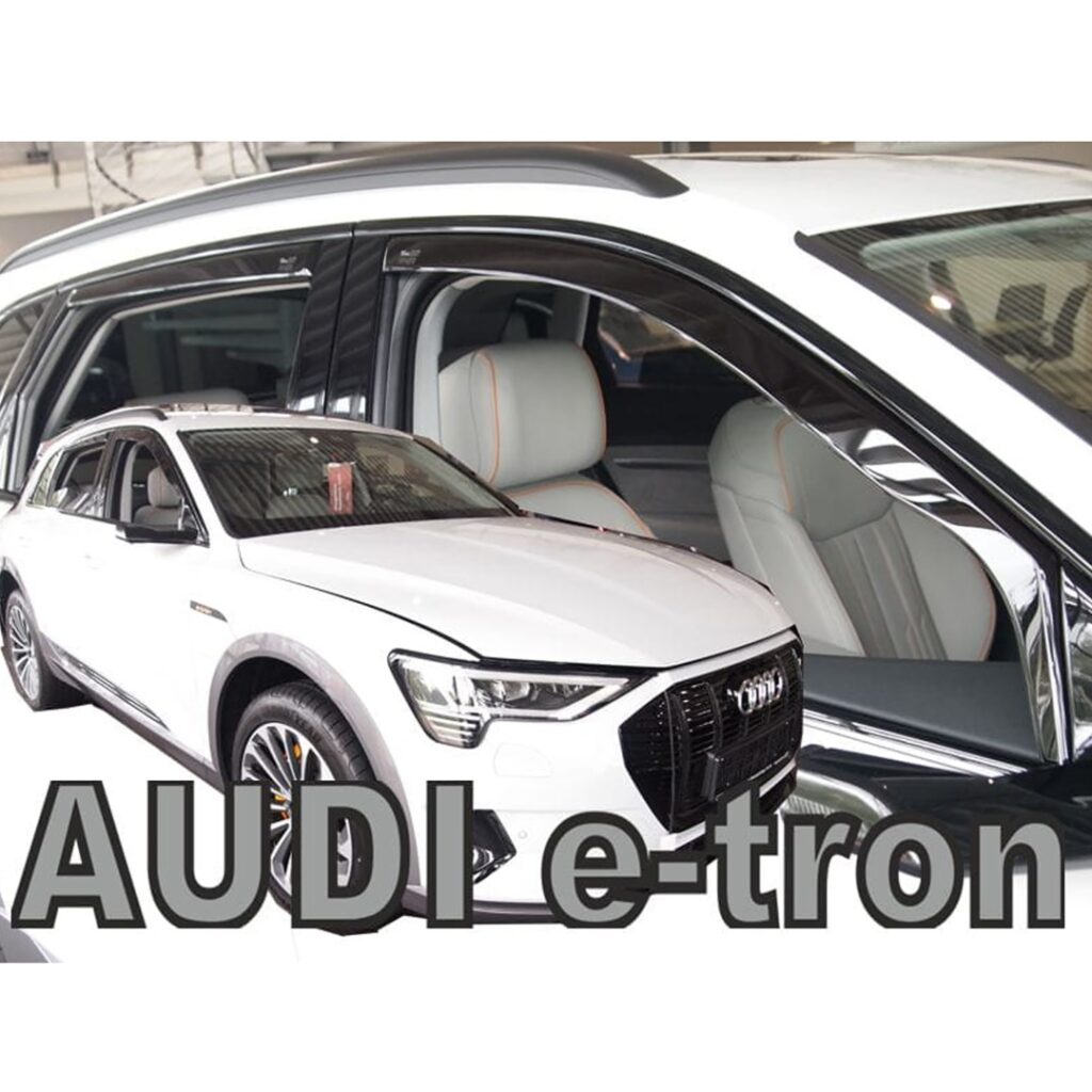 Εικόνα 1 από 5 — ΑΝΕΜΟΘΡΑΥΣΤΕΣ ΓΙΑ AUDI E-TRON 5D 2018+ ΣΕΤ ΑΥΤΟΚΙΝΗΤΟΥ ΑΠΟ ΕΥΚΑΜΠΤΟ ΦΙΜΕ ΠΛΑΣΤΙΚΟ HEKO – 4 ΤΕΜ.