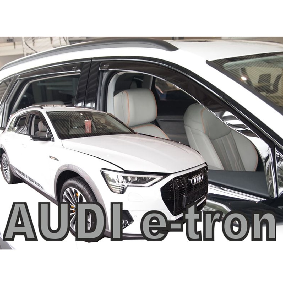 Εικόνα 1 από 5 — ΑΝΕΜΟΘΡΑΥΣΤΕΣ ΓΙΑ AUDI E-TRON 5D 2018+ ΣΕΤ ΑΥΤΟΚΙΝΗΤΟΥ ΑΠΟ ΕΥΚΑΜΠΤΟ ΦΙΜΕ ΠΛΑΣΤΙΚΟ HEKO – 4 ΤΕΜ.