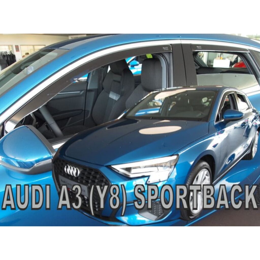 Εικόνα 1 από 5 — ΑΝΕΜΟΘΡΑΥΣΤΕΣ ΓΙΑ AUDI A3 Y8 SPORTBACK 5D 2020+ ΣΕΤ ΑΥΤΟΚΙΝΗΤΟΥ ΑΠΟ ΕΥΚΑΜΠΤΟ ΦΙΜΕ ΠΛΑΣΤΙΚΟ HEKO – 4 ΤΕΜ.