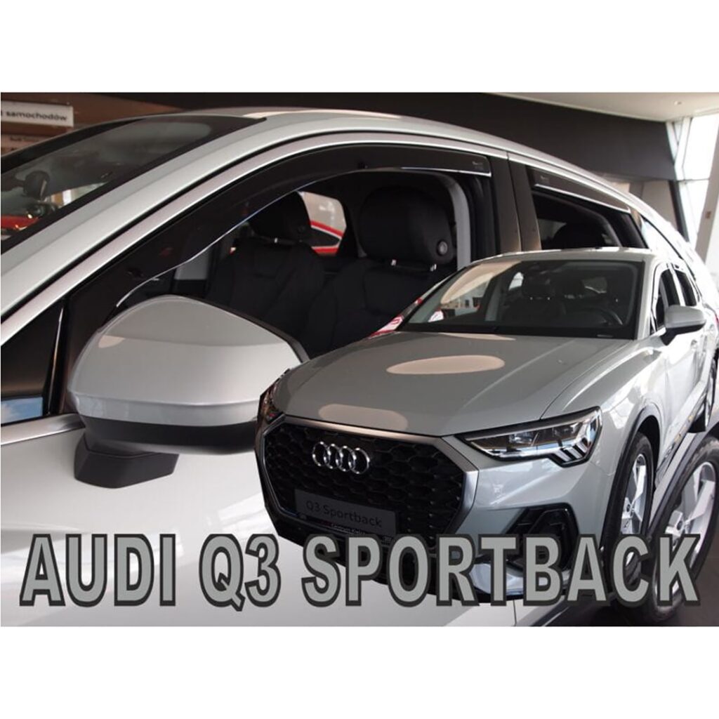 Εικόνα 1 από 5 — ΑΝΕΜΟΘΡΑΥΣΤΕΣ ΓΙΑ AUDI Q3 5D SPORTBACK 2020+ ΣΕΤ ΑΥΤΟΚΙΝΗΤΟΥ ΑΠΟ ΕΥΚΑΜΠΤΟ ΦΙΜΕ ΠΛΑΣΤΙΚΟ HEKO – 4 ΤΕΜ.