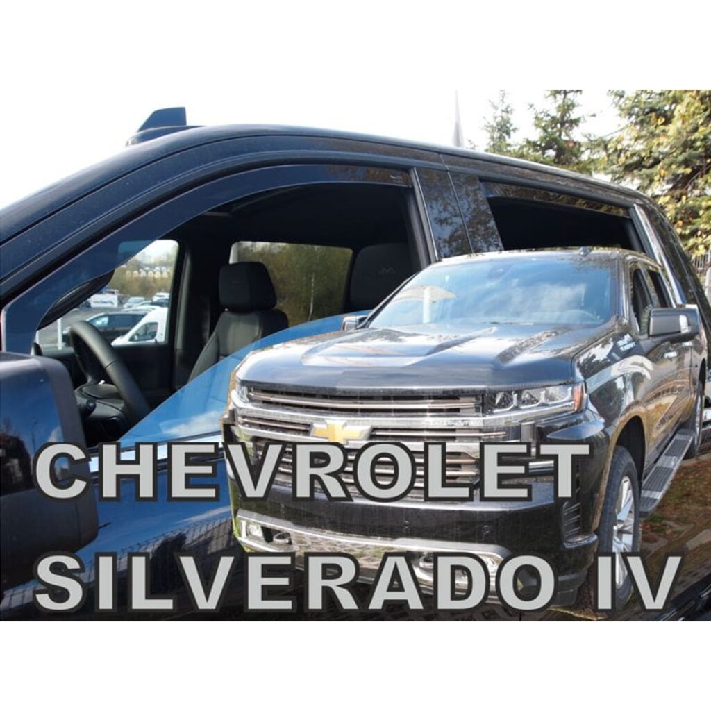 Εικόνα 1 από 5 — ΑΝΕΜΟΘΡΑΥΣΤΕΣ ΓΙΑ CHEVROLET SILVERADO 4D 2019+ ΣΕΤ ΑΥΤΟΚΙΝΗΤΟΥ ΑΠΟ ΕΥΚΑΜΠΤΟ ΦΙΜΕ ΠΛΑΣΤΙΚΟ HEKO – 4 ΤΕΜ.