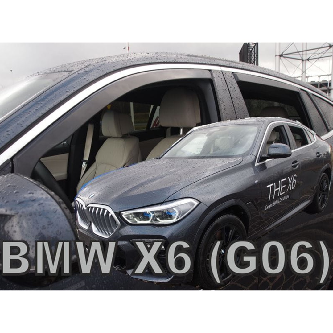 Εικόνα 1 από 5 — ΑΝΕΜΟΘΡΑΥΣΤΕΣ ΓΙΑ BMW X6 G06 5D 2019+ ΣΕΤ ΑΥΤΟΚΙΝΗΤΟΥ ΑΠΟ ΕΥΚΑΜΠΤΟ ΦΙΜΕ ΠΛΑΣΤΙΚΟ HEKO – 4 ΤΕΜ.