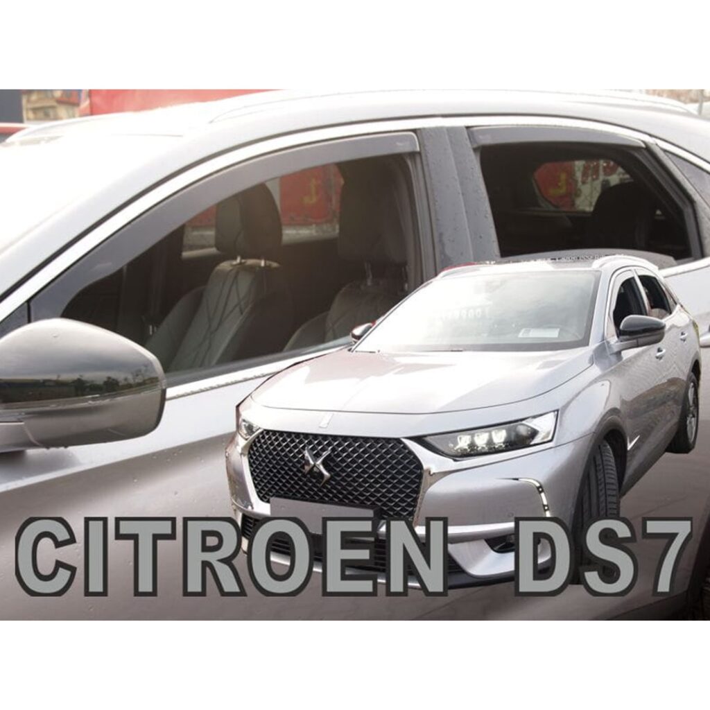 Εικόνα 1 από 5 — ΑΝΕΜΟΘΡΑΥΣΤΕΣ ΓΙΑ CITROEN DS7 CROSSBACK 5D 2018+ ΣΕΤ ΑΥΤΟΚΙΝΗΤΟΥ ΑΠΟ ΕΥΚΑΜΠΤΟ ΦΙΜΕ ΠΛΑΣΤΙΚΟ HEKO – 4 ΤΕΜ.