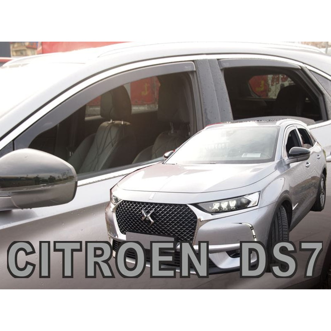 Εικόνα 1 από 5 — ΑΝΕΜΟΘΡΑΥΣΤΕΣ ΓΙΑ CITROEN DS7 CROSSBACK 5D 2018+ ΣΕΤ ΑΥΤΟΚΙΝΗΤΟΥ ΑΠΟ ΕΥΚΑΜΠΤΟ ΦΙΜΕ ΠΛΑΣΤΙΚΟ HEKO – 4 ΤΕΜ.