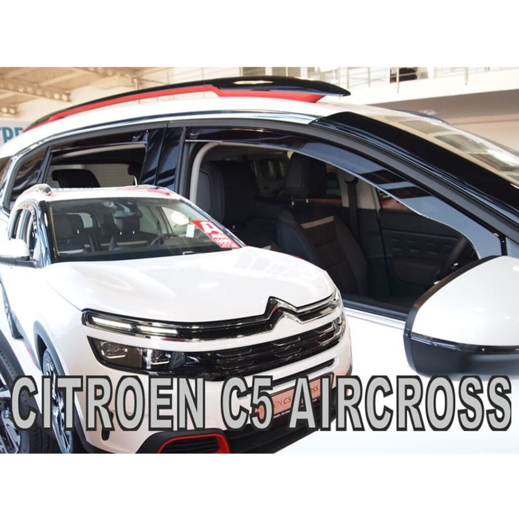 Εικόνα 1 από 5 — ΑΝΕΜΟΘΡΑΥΣΤΕΣ ΓΙΑ CITROEN C5 AIRCROSS 5D 2019+ ΣΕΤ ΑΥΤΟΚΙΝΗΤΟΥ ΑΠΟ ΕΥΚΑΜΠΤΟ ΦΙΜΕ ΠΛΑΣΤΙΚΟ HEKO – 4 ΤΕΜ.