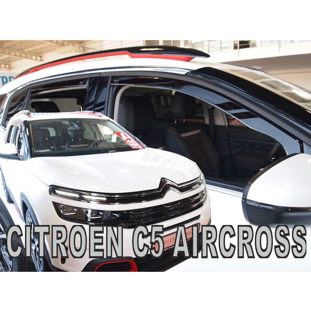Εικόνα 1 από 5 — ΑΝΕΜΟΘΡΑΥΣΤΕΣ ΓΙΑ CITROEN C5 AIRCROSS 5D 2019+ ΣΕΤ ΑΥΤΟΚΙΝΗΤΟΥ ΑΠΟ ΕΥΚΑΜΠΤΟ ΦΙΜΕ ΠΛΑΣΤΙΚΟ HEKO – 4 ΤΕΜ.