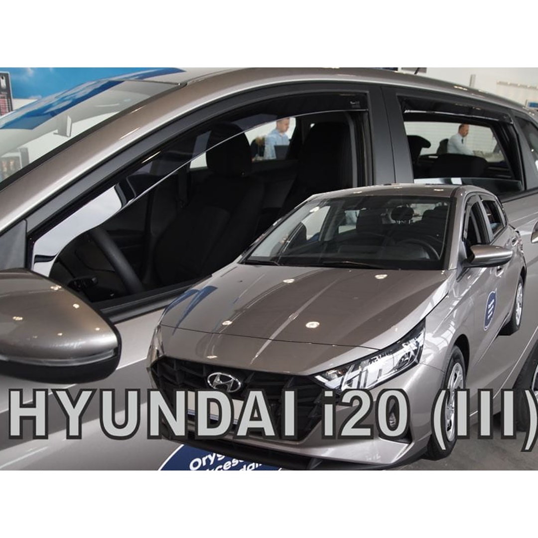 Εικόνα 1 από 5 — ΑΝΕΜΟΘΡΑΥΣΤΕΣ ΓΙΑ HYUNDAI i20 5D 2020+ – ΣΕΤ ΑΥΤΟΚΙΝΗΤΟΥ ΑΠΟ ΕΥΚΑΜΠΤΟ ΦΙΜΕ ΠΛΑΣΤΙΚΟ HEKO – 4 ΤΕΜ.