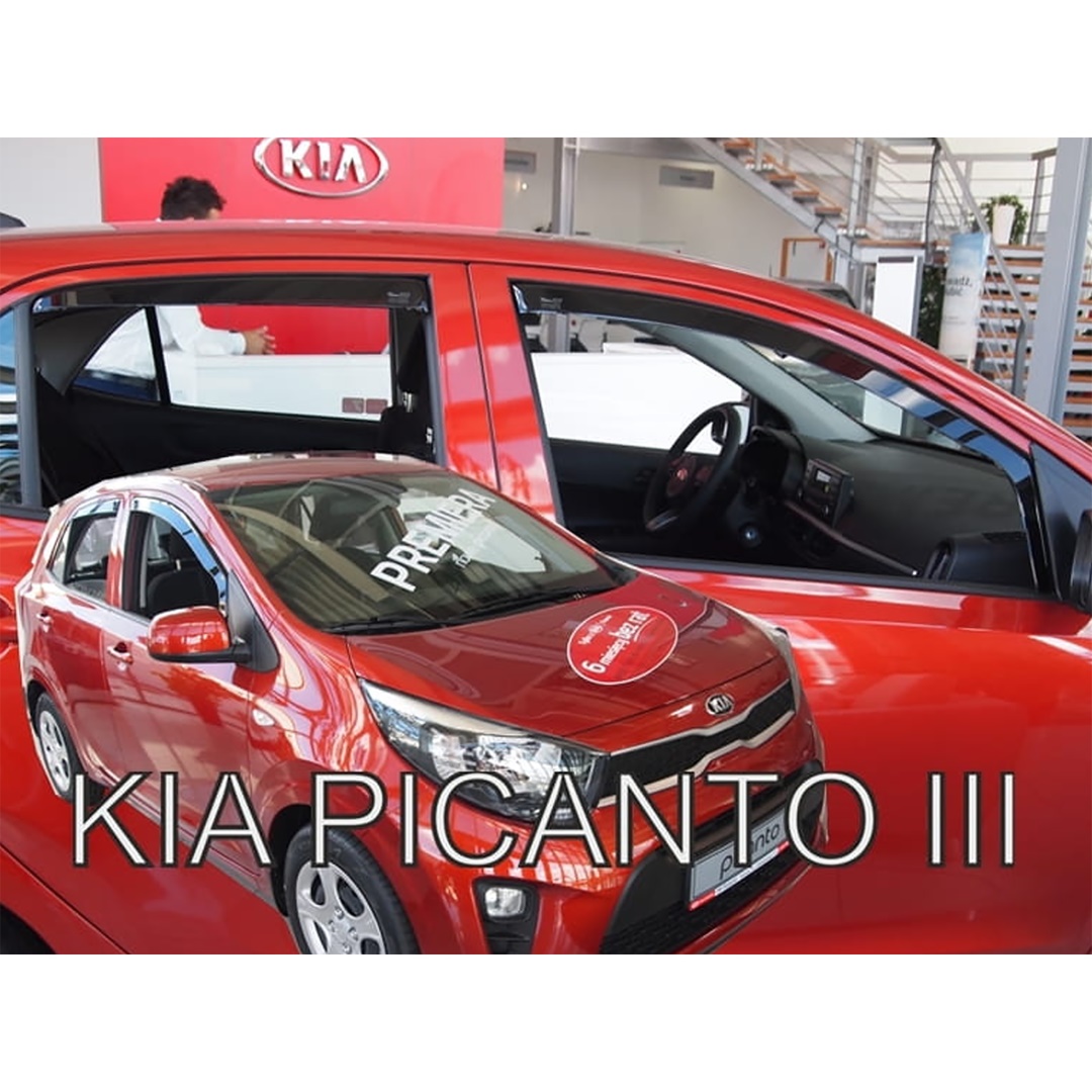 Εικόνα 1 από 5 — ΑΝΕΜΟΘΡΑΥΣΤΕΣ ΓΙΑ KIA PICANTO III 5D 2017+ – ΣΕΤ ΑΥΤΟΚΙΝΗΤΟΥ ΑΠΟ ΕΥΚΑΜΠΤΟ ΦΙΜΕ ΠΛΑΣΤΙΚΟ HEKO – 4 ΤΕΜ.