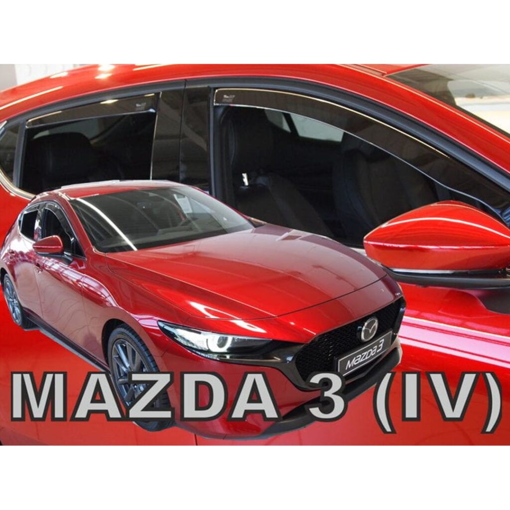 Εικόνα 1 από 5 — ΑΝΕΜΟΘΡΑΥΣΤΕΣ ΓΙΑ MAZDA 3 5D HB 2019+ ΣΕΤ ΑΥΤΟΚΙΝΗΤΟΥ ΑΠΟ ΕΥΚΑΜΠΤΟ ΦΙΜΕ ΠΛΑΣΤΙΚΟ HEKO – 4 ΤΕΜ.