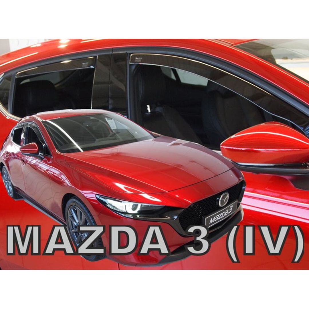 Εικόνα 1 από 5 — ΑΝΕΜΟΘΡΑΥΣΤΕΣ ΓΙΑ MAZDA 3 5D HB 2019+ ΣΕΤ ΑΥΤΟΚΙΝΗΤΟΥ ΑΠΟ ΕΥΚΑΜΠΤΟ ΦΙΜΕ ΠΛΑΣΤΙΚΟ HEKO – 4 ΤΕΜ.