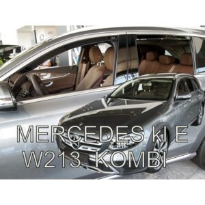 ΑΝΕΜΟΘΡΑΥΣΤΕΣ ΓΙΑ MERCEDES E-KLAS W213 5D COMBI 2016+ ΣΕΤ ΑΥΤΟΚΙΝΗΤΟΥ ΑΠΟ ΕΥΚΑΜΠΤΟ ΦΙΜΕ ΠΛΑΣΤΙΚΟ HEKO - 4 ΤΕΜ.
