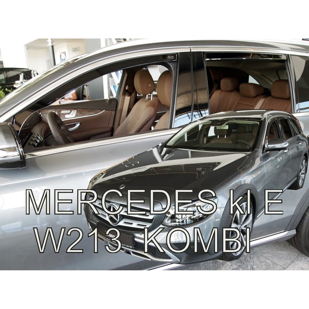 Εικόνα 1 από 5 — ΑΝΕΜΟΘΡΑΥΣΤΕΣ ΓΙΑ MERCEDES E-KLAS W213 5D COMBI 2016+  ΣΕΤ ΑΥΤΟΚΙΝΗΤΟΥ ΑΠΟ ΕΥΚΑΜΠΤΟ ΦΙΜΕ ΠΛΑΣΤΙΚΟ HEKO – 4 ΤΕΜ.