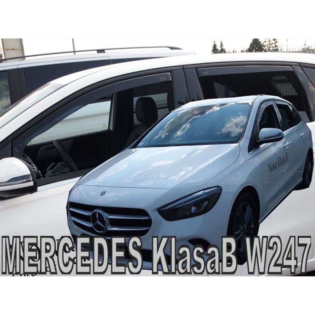 Εικόνα 1 από 5 — ΑΝΕΜΟΘΡΑΥΣΤΕΣ ΓΙΑ MERCEDES B-KLAS W247 5D 2019+ ΣΕΤ ΑΥΤΟΚΙΝΗΤΟΥ ΑΠΟ ΕΥΚΑΜΠΤΟ ΦΙΜΕ ΠΛΑΣΤΙΚΟ HEKO – 4 ΤΕΜ.