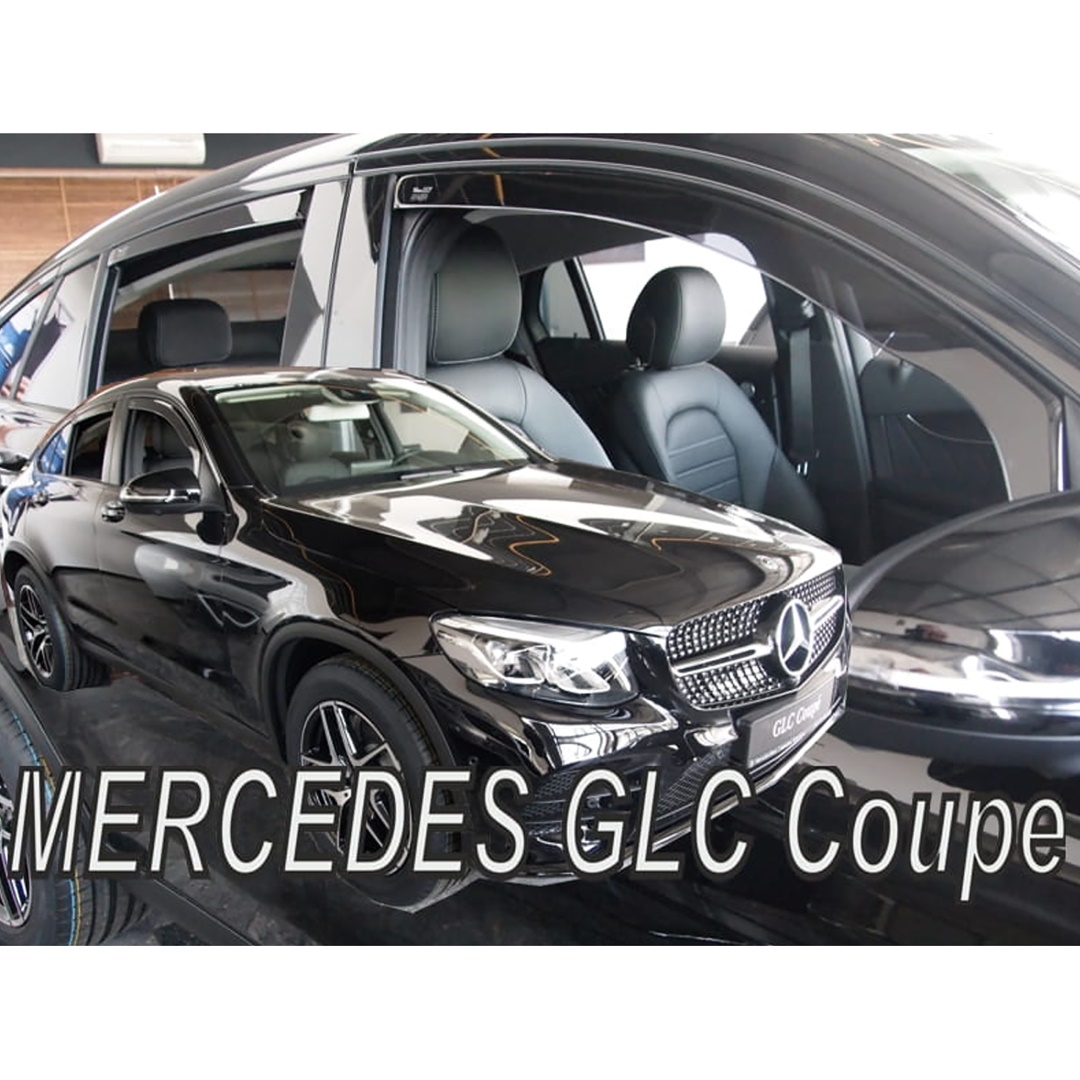 Εικόνα 1 από 5 — ΑΝΕΜΟΘΡΑΥΣΤΕΣ ΓΙΑ MERCEDES GLC COUPE C253 5D 2017+ ΣΕΤ ΑΥΤΟΚΙΝΗΤΟΥ ΑΠΟ ΕΥΚΑΜΠΤΟ ΦΙΜΕ ΠΛΑΣΤΙΚΟ HEKO – 4 ΤΕΜ.