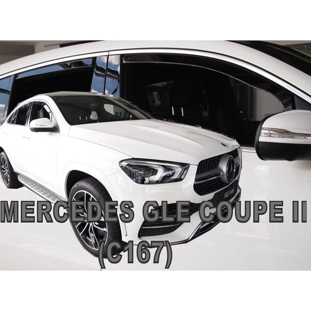 Εικόνα 1 από 5 — ΑΝΕΜΟΘΡΑΥΣΤΕΣ ΓΙΑ MERCEDES GLE COUPE C167 5D 2019+ ΣΕΤ ΑΥΤΟΚΙΝΗΤΟΥ ΑΠΟ ΕΥΚΑΜΠΤΟ ΦΙΜΕ ΠΛΑΣΤΙΚΟ HEKO – 4 ΤΕΜ.