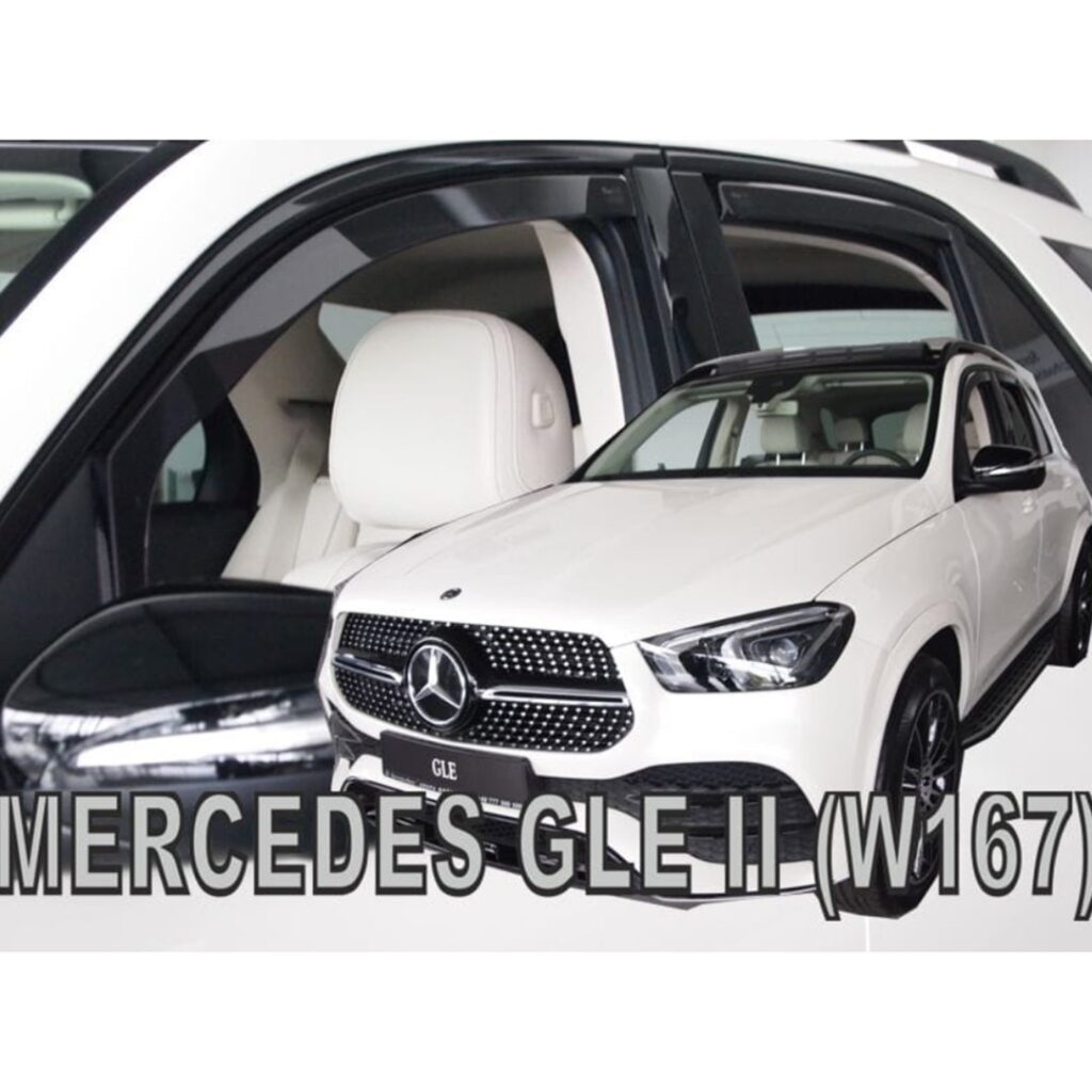 Εικόνα 1 από 5 — ΑΝΕΜΟΘΡΑΥΣΤΕΣ ΓΙΑ MERCEDES GLE W167 5D 2019+ ΣΕΤ ΑΥΤΟΚΙΝΗΤΟΥ ΑΠΟ ΕΥΚΑΜΠΤΟ ΦΙΜΕ ΠΛΑΣΤΙΚΟ HEKO – 4 ΤΕΜ.