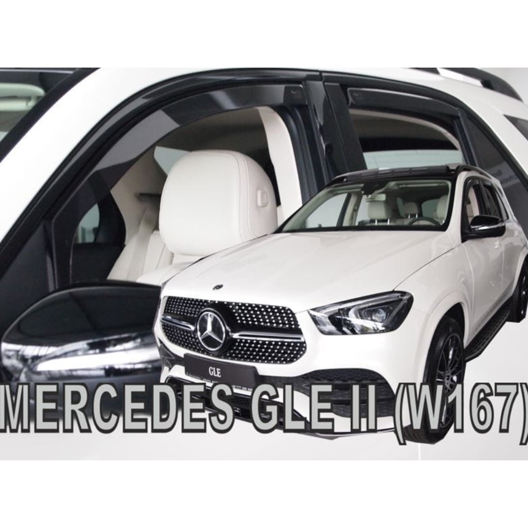 Εικόνα 1 από 5 — ΑΝΕΜΟΘΡΑΥΣΤΕΣ ΓΙΑ MERCEDES GLE W167 5D 2019+ ΣΕΤ ΑΥΤΟΚΙΝΗΤΟΥ ΑΠΟ ΕΥΚΑΜΠΤΟ ΦΙΜΕ ΠΛΑΣΤΙΚΟ HEKO – 4 ΤΕΜ.