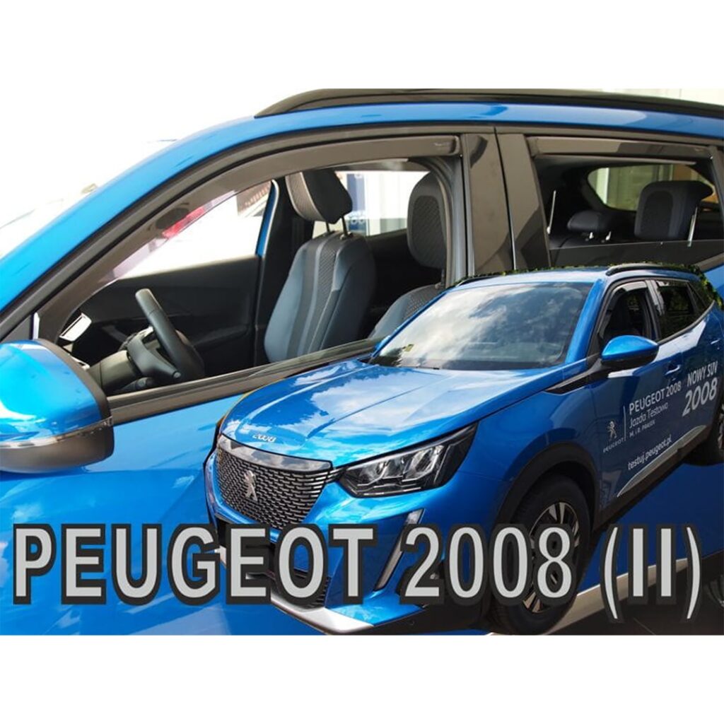 Εικόνα 1 από 5 — ΑΝΕΜΟΘΡΑΥΣΤΕΣ ΓΙΑ PEUGEOT 2008 5D 2019+ /2008E 5D 2019+ – ΣΕΤ ΑΥΤΟΚΙΝΗΤΟΥ ΑΠΟ ΕΥΚΑΜΠΤΟ ΦΙΜΕ ΠΛΑΣΤΙΚΟ HEKO – 4 ΤΕΜ.