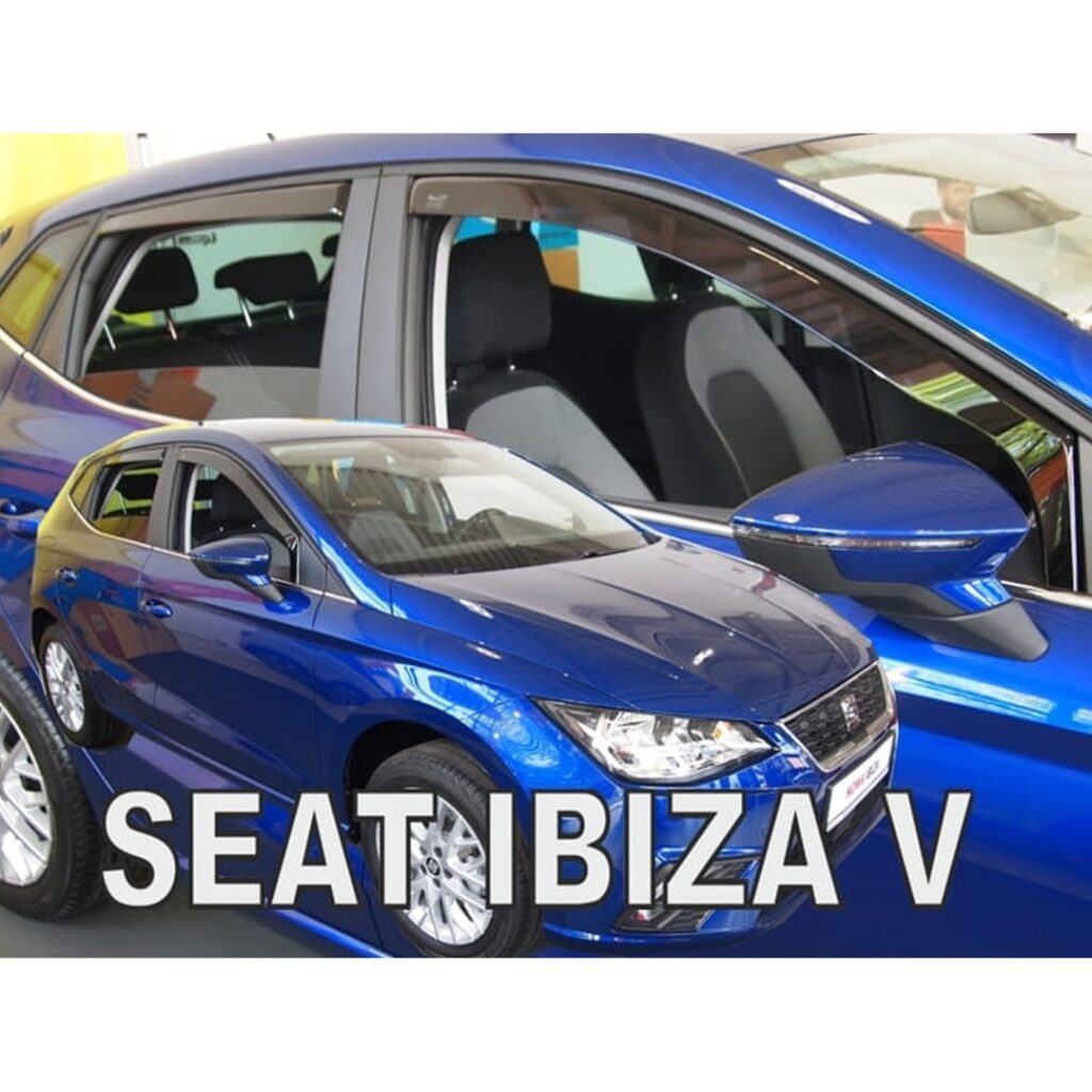 Εικόνα 1 από 5 — ΑΝΕΜΟΘΡΑΥΣΤΕΣ ΓΙΑ SEAT IBIZA 5D 2017+ ΣΕΤ ΑΥΤΟΚΙΝΗΤΟΥ ΑΠΟ ΕΥΚΑΜΠΤΟ ΦΙΜΕ ΠΛΑΣΤΙΚΟ HEKO – 4 ΤΕΜ.