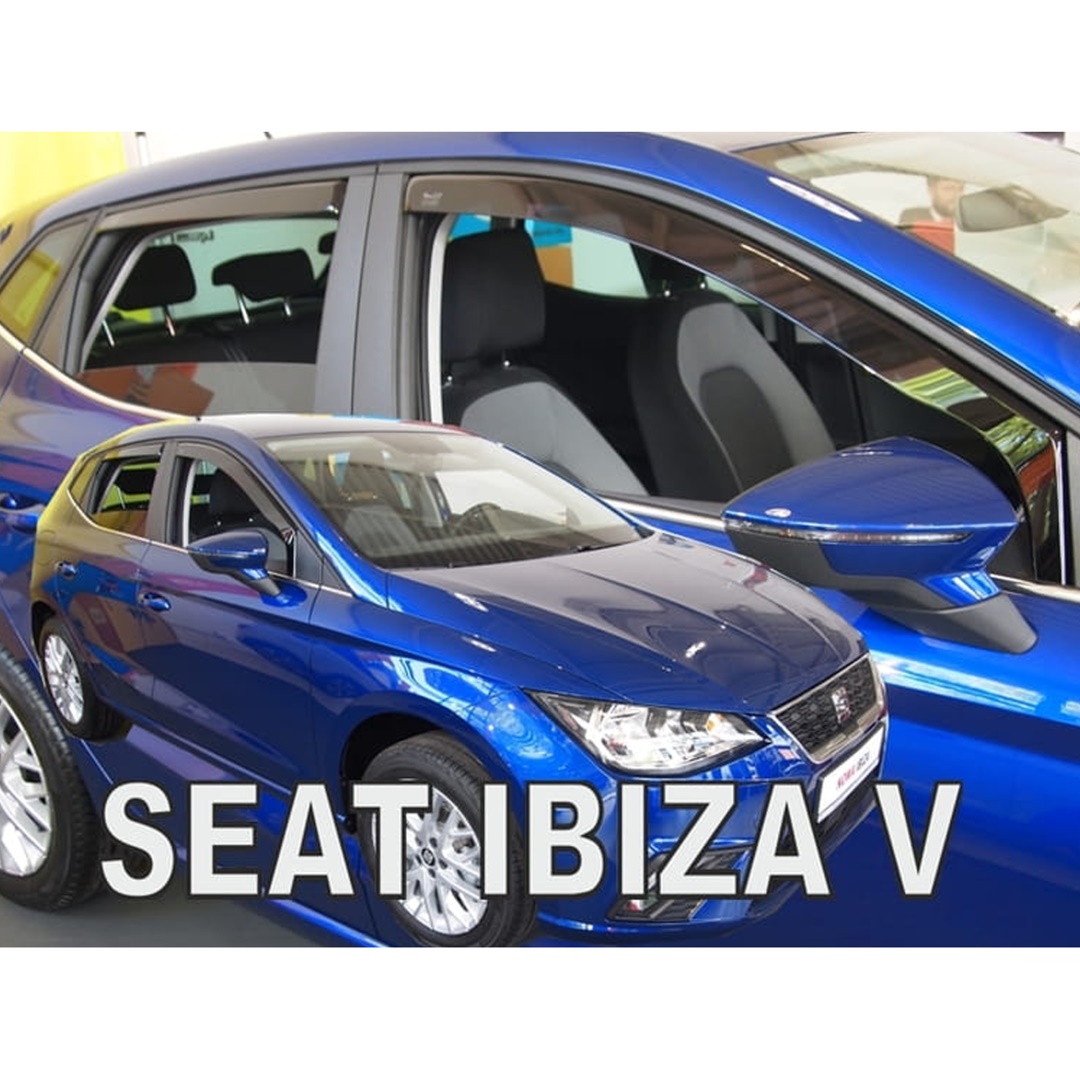 Εικόνα 1 από 5 — ΑΝΕΜΟΘΡΑΥΣΤΕΣ ΓΙΑ SEAT IBIZA 5D 2017+ ΣΕΤ ΑΥΤΟΚΙΝΗΤΟΥ ΑΠΟ ΕΥΚΑΜΠΤΟ ΦΙΜΕ ΠΛΑΣΤΙΚΟ HEKO – 4 ΤΕΜ.