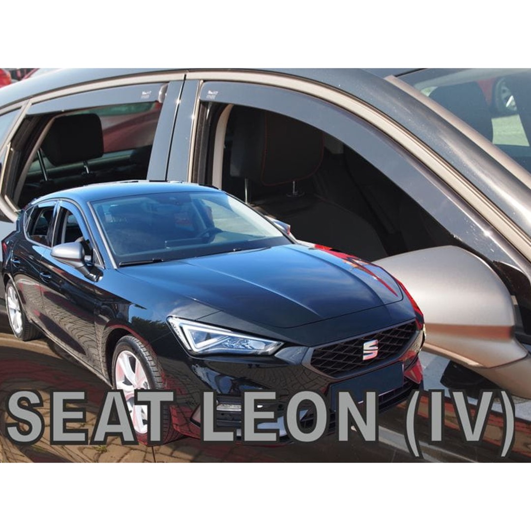 Εικόνα 1 από 5 — ΑΝΕΜΟΘΡΑΥΣΤΕΣ ΓΙΑ SEAT LEON 5D 2020+ ΣΕΤ ΑΥΤΟΚΙΝΗΤΟΥ ΑΠΟ ΕΥΚΑΜΠΤΟ ΦΙΜΕ ΠΛΑΣΤΙΚΟ HEKO – 4 ΤΕΜ.