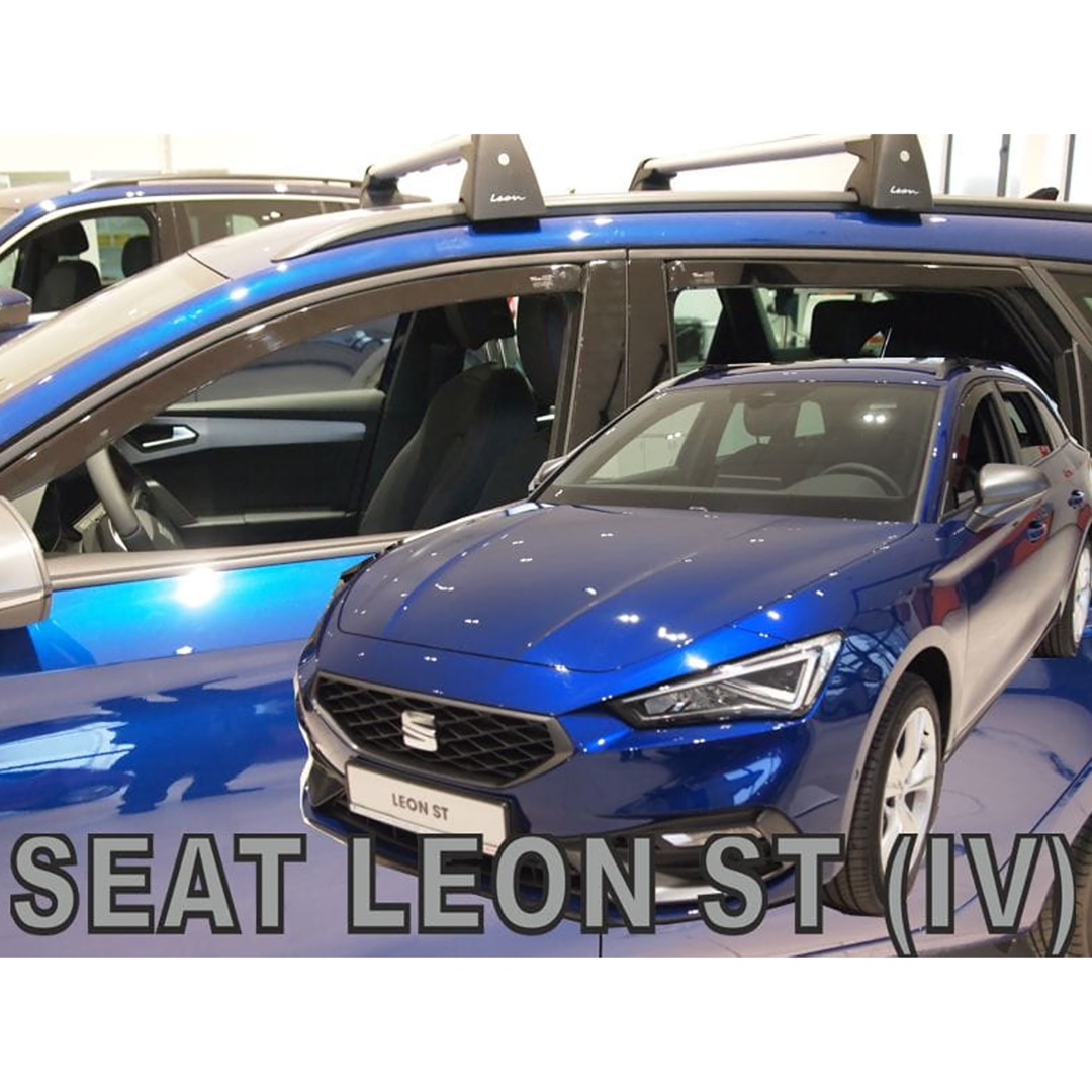 Εικόνα 1 από 6 — ΑΝΕΜΟΘΡΑΥΣΤΕΣ ΓΙΑ SEAT LEON 5D 2020+ / CUPRA LEON 5D 2020+ – ΣΕΤ ΑΥΤΟΚΙΝΗΤΟΥ ΑΠΟ ΕΥΚΑΜΠΤΟ ΦΙΜΕ ΠΛΑΣΤΙΚΟ HEKO – 4 ΤΕΜ.