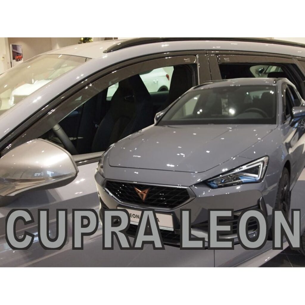 Εικόνα 2 από 6 — ΑΝΕΜΟΘΡΑΥΣΤΕΣ ΓΙΑ SEAT LEON 5D 2020+ / CUPRA LEON 5D 2020+ – ΣΕΤ ΑΥΤΟΚΙΝΗΤΟΥ ΑΠΟ ΕΥΚΑΜΠΤΟ ΦΙΜΕ ΠΛΑΣΤΙΚΟ HEKO – 4 ΤΕΜ.