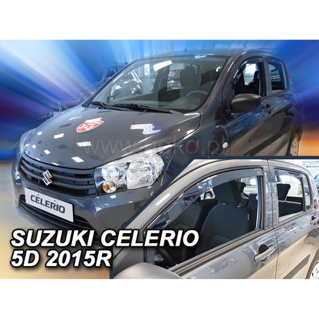 Εικόνα 1 από 5 — ΑΝΕΜΟΘΡΑΥΣΤΕΣ ΓΙΑ SUZUKI CELERIO 5D 2015+ ΣΕΤ ΑΥΤΟΚΙΝΗΤΟΥ ΑΠΟ ΕΥΚΑΜΠΤΟ ΦΙΜΕ ΠΛΑΣΤΙΚΟ HEKO – 4 ΤΕΜ.