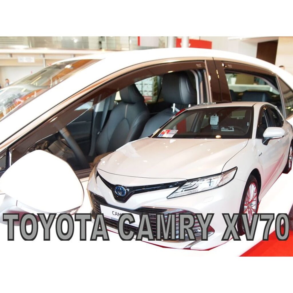 Εικόνα 1 από 5 — ΑΝΕΜΟΘΡΑΥΣΤΕΣ ΓΙΑ TOYOTA CAMRY XV70 4D 2018+ ΣΕΤ ΑΥΤΟΚΙΝΗΤΟΥ ΑΠΟ ΕΥΚΑΜΠΤΟ ΦΙΜΕ ΠΛΑΣΤΙΚΟ HEKO – 4 ΤΕΜ.