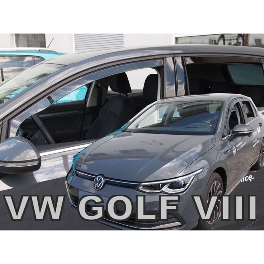 Εικόνα 1 από 5 — ΑΝΕΜΟΘΡΑΥΣΤΕΣ ΓΙΑ VW GOLF 8 5D 2020+ ΣΕΤ ΑΥΤΟΚΙΝΗΤΟΥ ΑΠΟ ΕΥΚΑΜΠΤΟ ΦΙΜΕ ΠΛΑΣΤΙΚΟ HEKO – 4 ΤΕΜ.