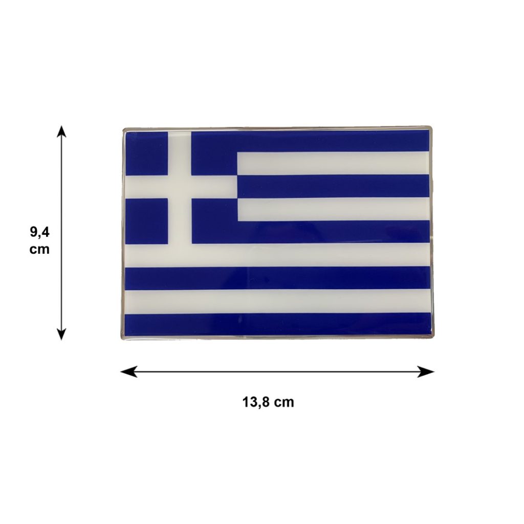 Εικόνα 2 από 3 — GREECE ΑΥΤΟΚΟΛΛΗΤΗ ΕΛΛΗΝΙΚΗ ΣΗΜΑΙΑ 13,8 X 9,4 cm ΜΠΛΕ/ΛΕΥΚΟ/ΧΡΩΜΙΟ ΜΕ ΕΠΙΚΑΛΥΨΗ ΕΠΟΞΕΙΔΙΚΗΣ ΡΥΤΙΝΗΣ (ΥΓΡΟ ΓΥΑΛΙ) – 1 ΤΕΜ.