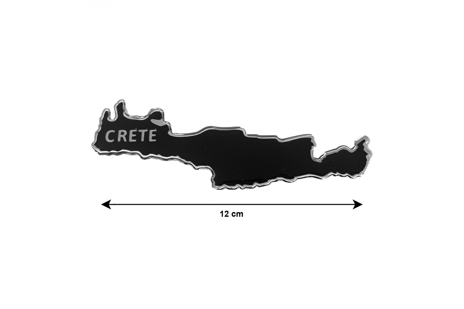 Εικόνα 2 από 3 — ΚΡΗΤΗ ΑΥΤΟΚΟΛΛΗΤΟ 12 cm ΜΑΥΡΟ/ΧΡΩΜΙΟ ΜΕ ΕΠΙΚΑΛΥΨΗ ΕΠΟΞΕΙΔΙΚΗΣ ΡΥΤΙΝΗΣ (ΥΓΡΟ ΓΥΑΛΙ) – 1 ΤΕΜ.