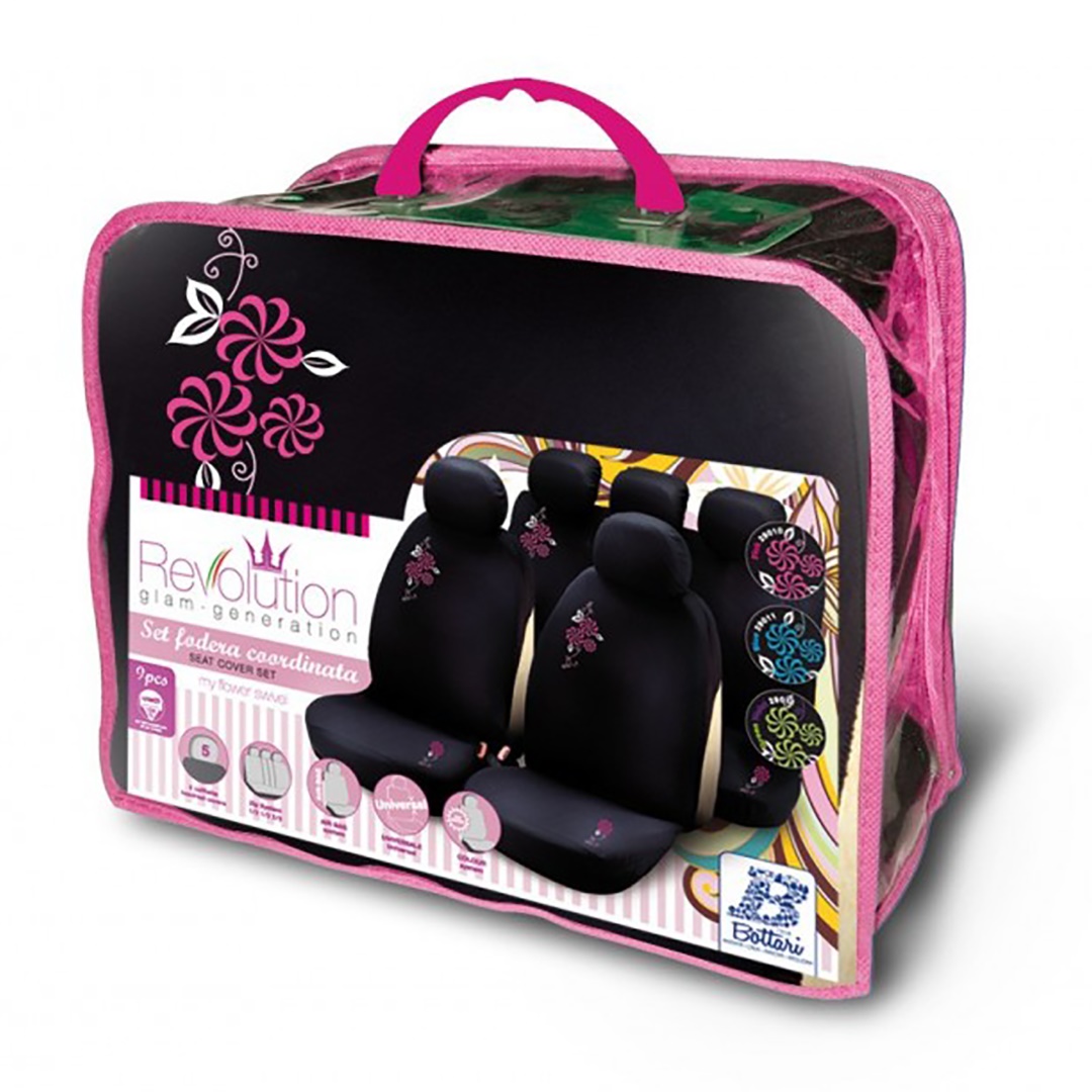 Εικόνα 2 από 2 — Bottari – ΚΑΛΥΜΜΑΤΑ ΚΑΘΙΣΜΑΤΩΝ ΣΕΤ MY FLOWER SWIVEL PINK BOTTARI – ΣΕΤ 9 ΤΕΜ. (ΒΟΤ29010)