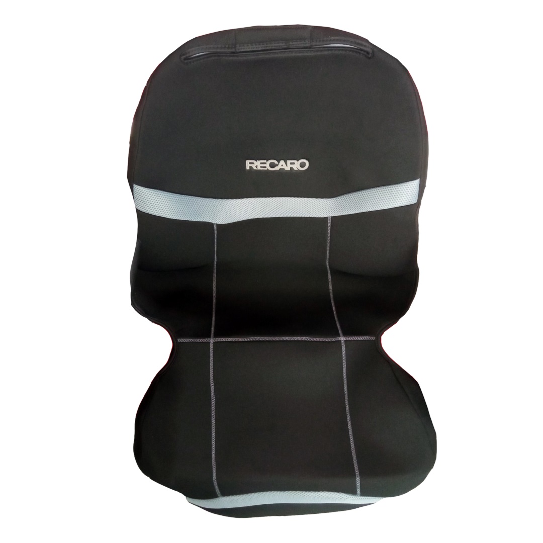 Εικόνα 1 από 1 — ΗΜΙΚΑΛΥΜΜΑΤΑ ΚΑΘΙΣΜΑΤΩΝ BUCKET RECARO ΜΑΥΡΟ/ΓΚΡΙ ΜΕ ΥΠΟΔΟΧΗ ΠΡΟΣΚΕΦΑΛΟΥ VELCRO & ΠΡΟΣΚΕΦΑΛΟ – 2 ΤΕΜ.