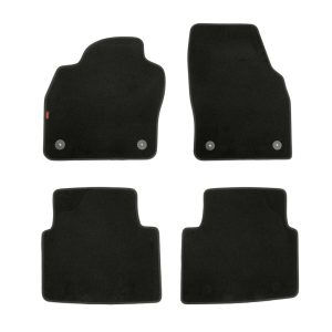 Lampa - Πατάκια Executive Μοκέτα Για Skoda Kamiq (Nw) 12/2019 > 02/2024 5πορτο / SUV Σε Μαύρο Χρώμα Με Κουμπώματα - 4 τεμ. (L2329.9)