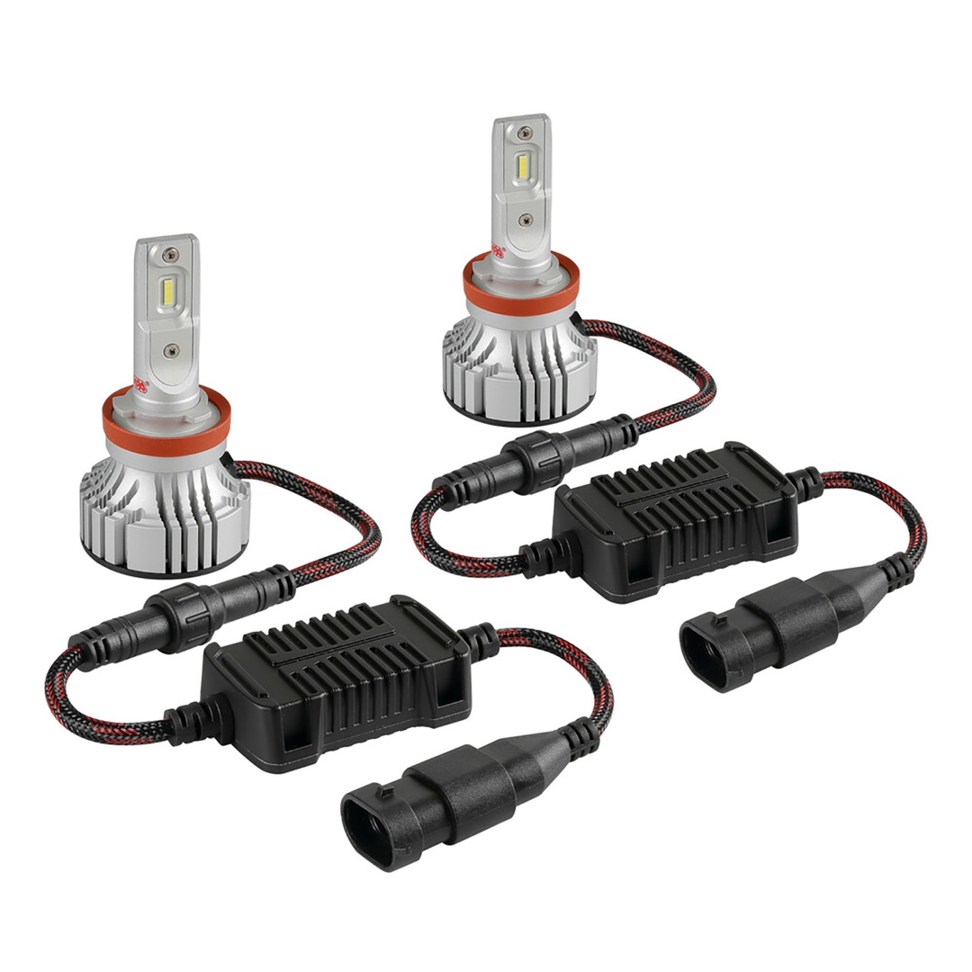 Εικόνα 1 από 3 — H8/H9/H11/H16 9-32V 6.500K 6.000lm 72W PGJ19-X HALO LED SERIE 7 COMPACT 8LED CREE 2ΤΕΜ. LED KIT
