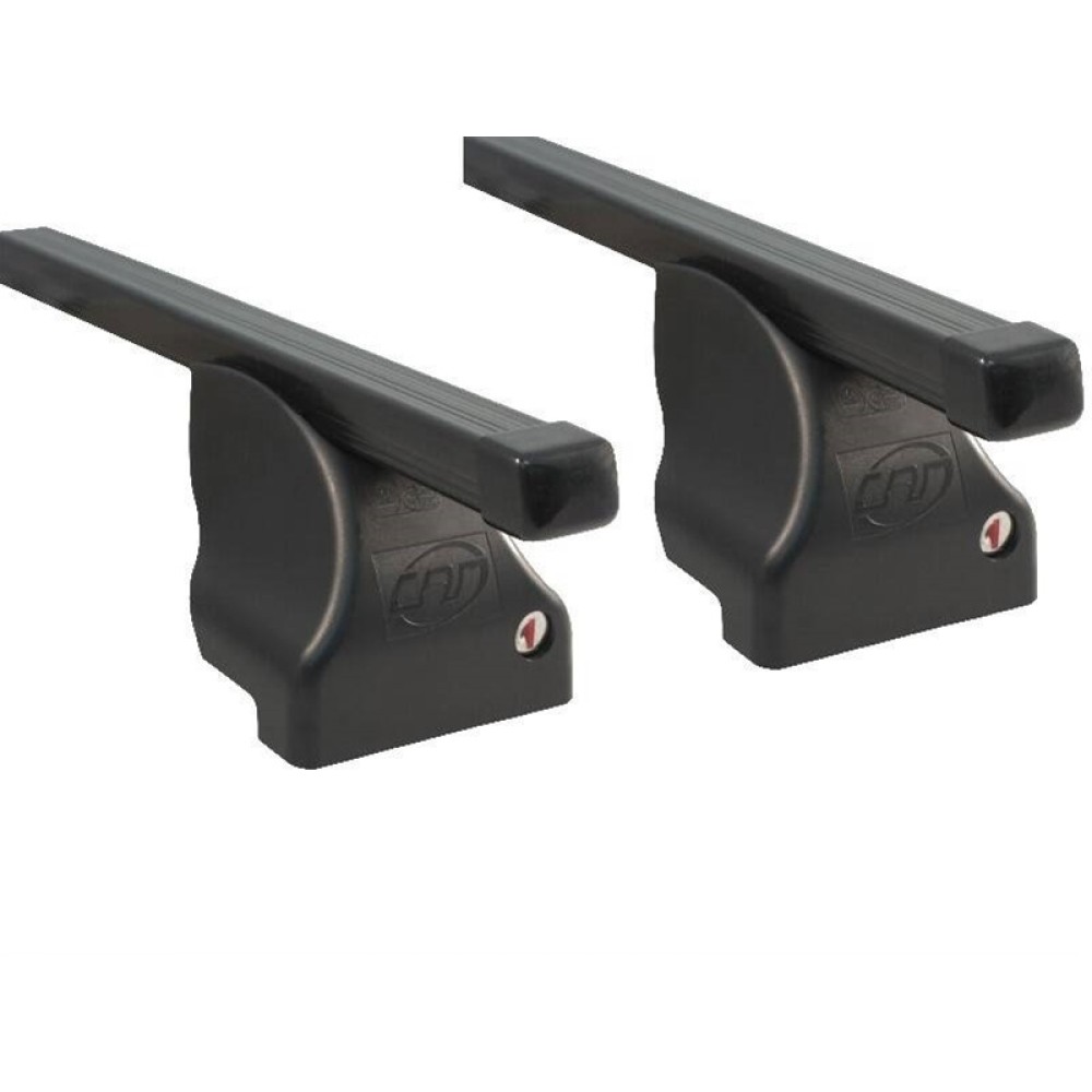 Εικόνα 1 από 1 — Σετ Μπάρες Οροφής Σιδερένιες με τα πόδια 112εκ για Kia Pro Ceed 3D 2012-2018 2τμχ Cube Cam