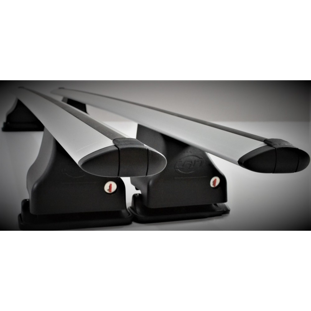 Εικόνα 1 από 1 — Σετ Μπάρες Οροφής Αλουμινίου με τα πόδια 112εκ για Citroen C5 4D 2008-2017 2τμχ Totus Fly Cam