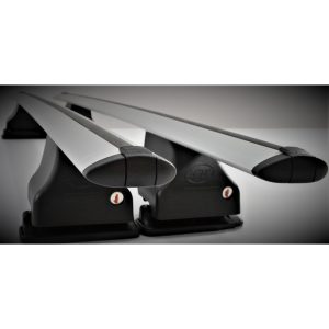 Σετ Μπάρες Οροφής Αλουμινίου με τα πόδια 112εκ για Seat Leon 5D 1999-2005 2τμχ Totus Fly Cam