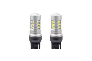 Amio - Λάμπα τύπου W21W T20 LED τάση λειτουργίας 12/24V απόδοση 6.2W 5600K CAN‑BUS λευκό 18x56mm – 2 τεμ. (01173/AM) για φώτα αυτοκινήτου