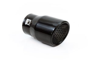 Amio - Άκρο Εξάτμισης Μαύρο Ματ 130x76mm για Απολήξεις Φ43 έως 62mm από Ανοξείδωτο Χάλυβα για Βελτίωση Εμφάνισης και Ήχου Αυτοκινήτου - 1 τεμ. (01317/AM)