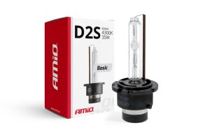 Amio - Ανταλλακτική Λάμπα D2S Xenon 12V 35W 4300K Basic Σειρά P32d-2 για Φώτα Αυτοκινήτου - 1 τεμ. (01319/AM)