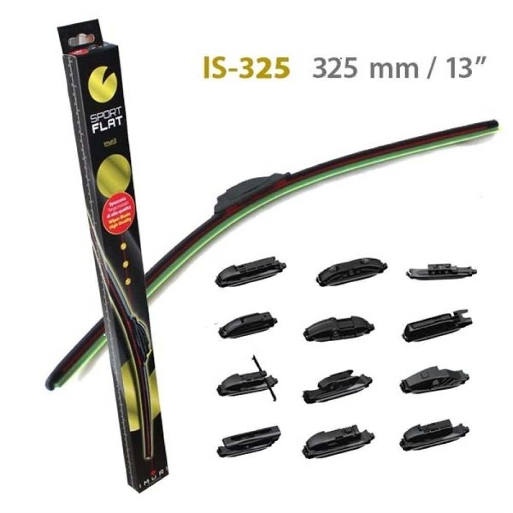 Εικόνα 1 από 1 — Υαλοκαθαριστήρες SportFlat 13″ (325mm) 1τμχ Imuri
