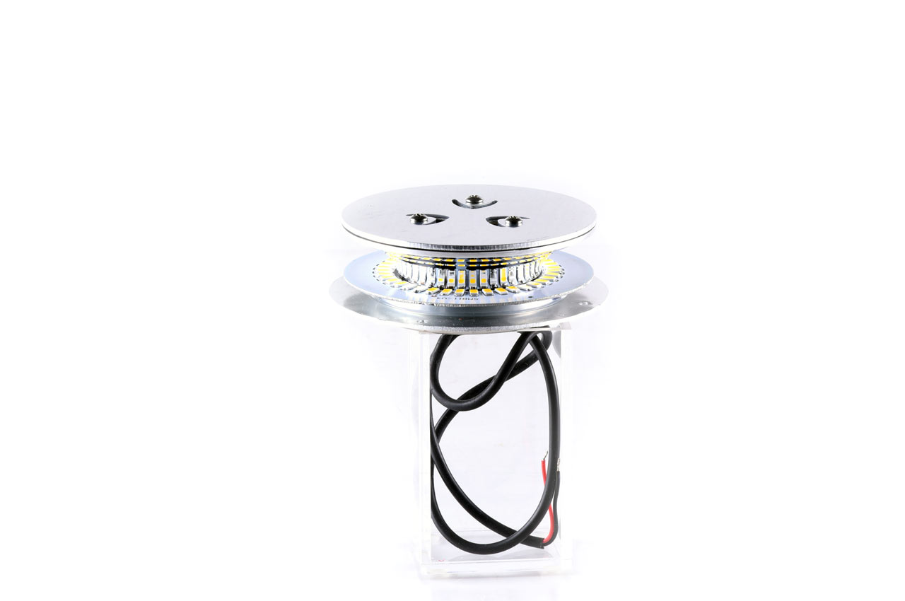 Εικόνα 2 από 3 — Amio – Φάρος Προειδοποίησης W01M LED 12/24V Amber 39xSMD Μαγνητικός/Βιδωτός με Φις Αναπτήρα 142x116mm για Αυτοκίνητο & Φορτηγό – 1 Τεμ. (01500/AM)