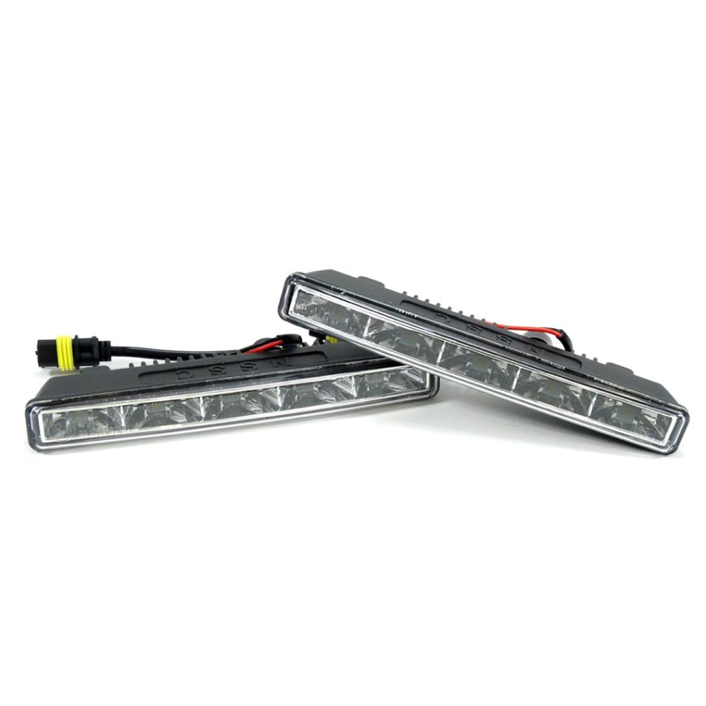 Εικόνα 4 από 4 — Amio – Φώτα Ημέρας DRL LED 12/24V 10.64W 10LED 1000lm για Αυτοκίνητο & Φορτηγό 187x24x56mm – Σετ 2 Τεμ. (01520/AM)