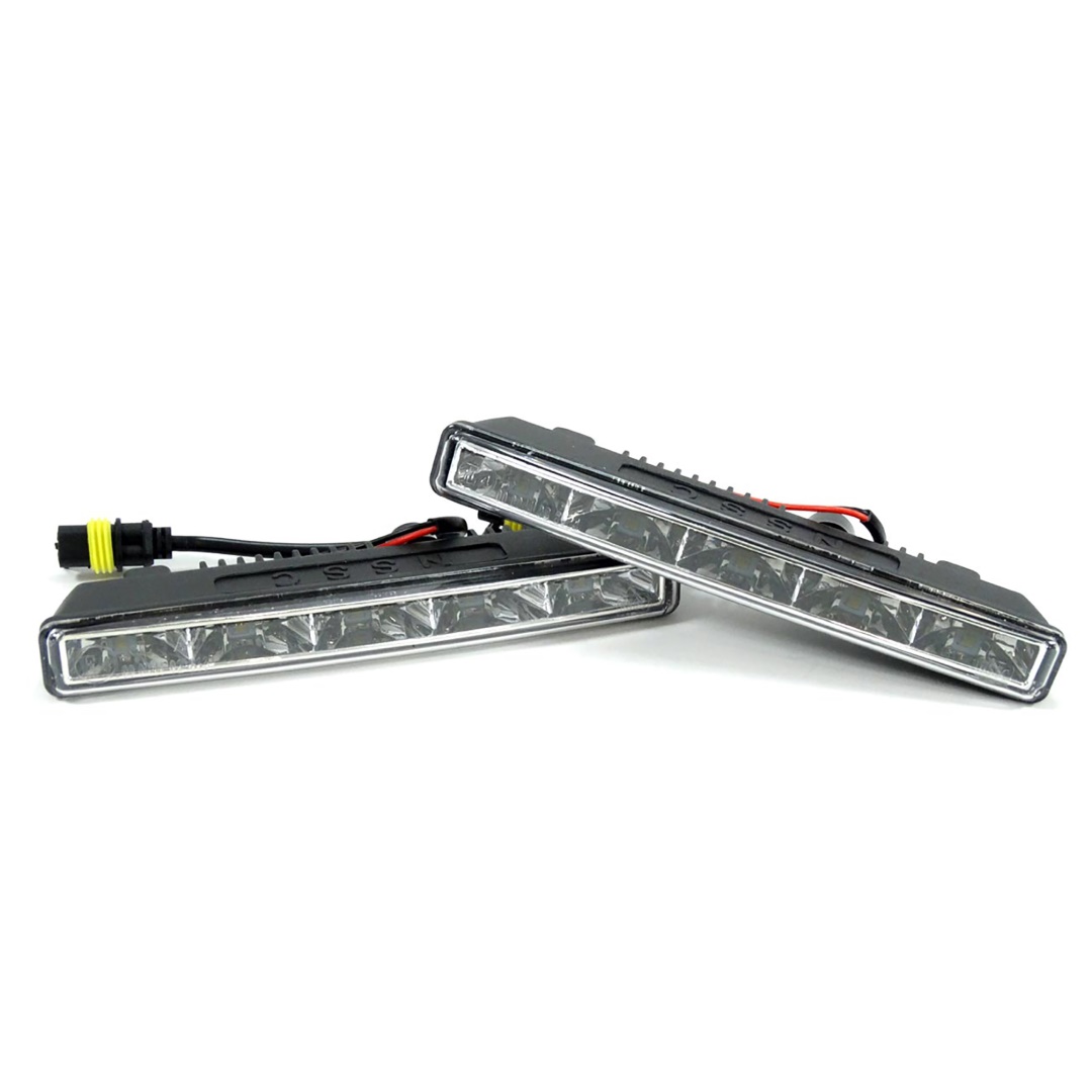 Εικόνα 4 από 4 — Amio – Φώτα Ημέρας DRL LED 12/24V 10.64W 10LED 1000lm για Αυτοκίνητο & Φορτηγό 187x24x56mm – Σετ 2 Τεμ. (01520/AM)