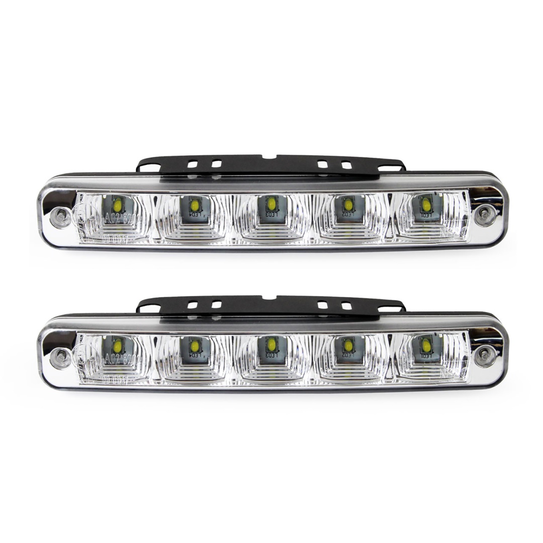 Εικόνα 2 από 8 — Amio – Φώτα Ημέρας DRL LED 12/24V 1000Lm για Μέγιστη Ορατότητα & Ασφάλεια σε Αυτοκίνητο & Φορτηγό – Σετ 2 Τεμ. (01523/AM)