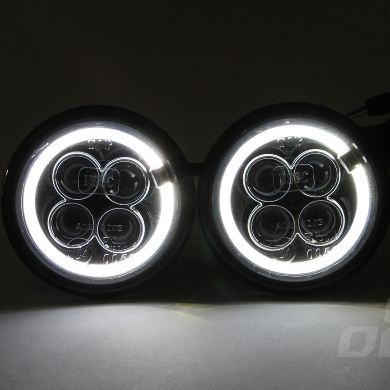 Εικόνα 4 από 9 — Amio – Στρογγυλά Φώτα Ημέρας DRL LED 12V 800Lm για Αυξημένη Ορατότητα & Ασφάλεια σε Αυτοκίνητο – Σετ 2 Τεμ. (01525/AM)